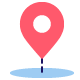 red location pin icon